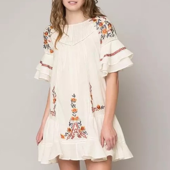 Free People Dresses & Skirts - Free People Pavlo Dress Ivory Small